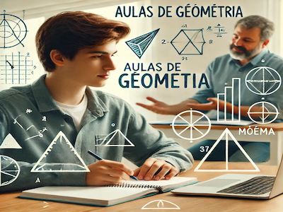 Aula de matemática online de resolução de equações algébricas, com professor e aluno focados na tela do computador. Aulas de equação disponíveis online e presencialmente em Penha, Moema e Pirituba.